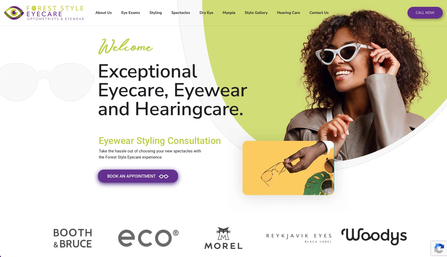 Forest Style Eyecare website