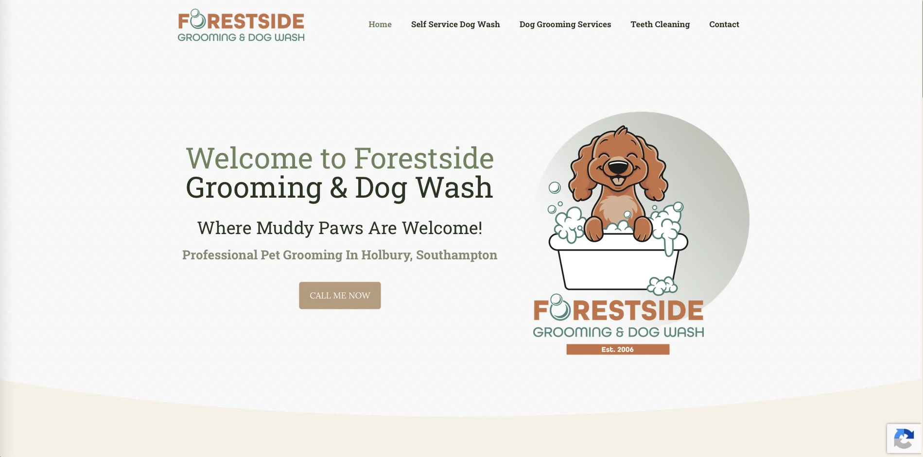 Forestside Grooming website