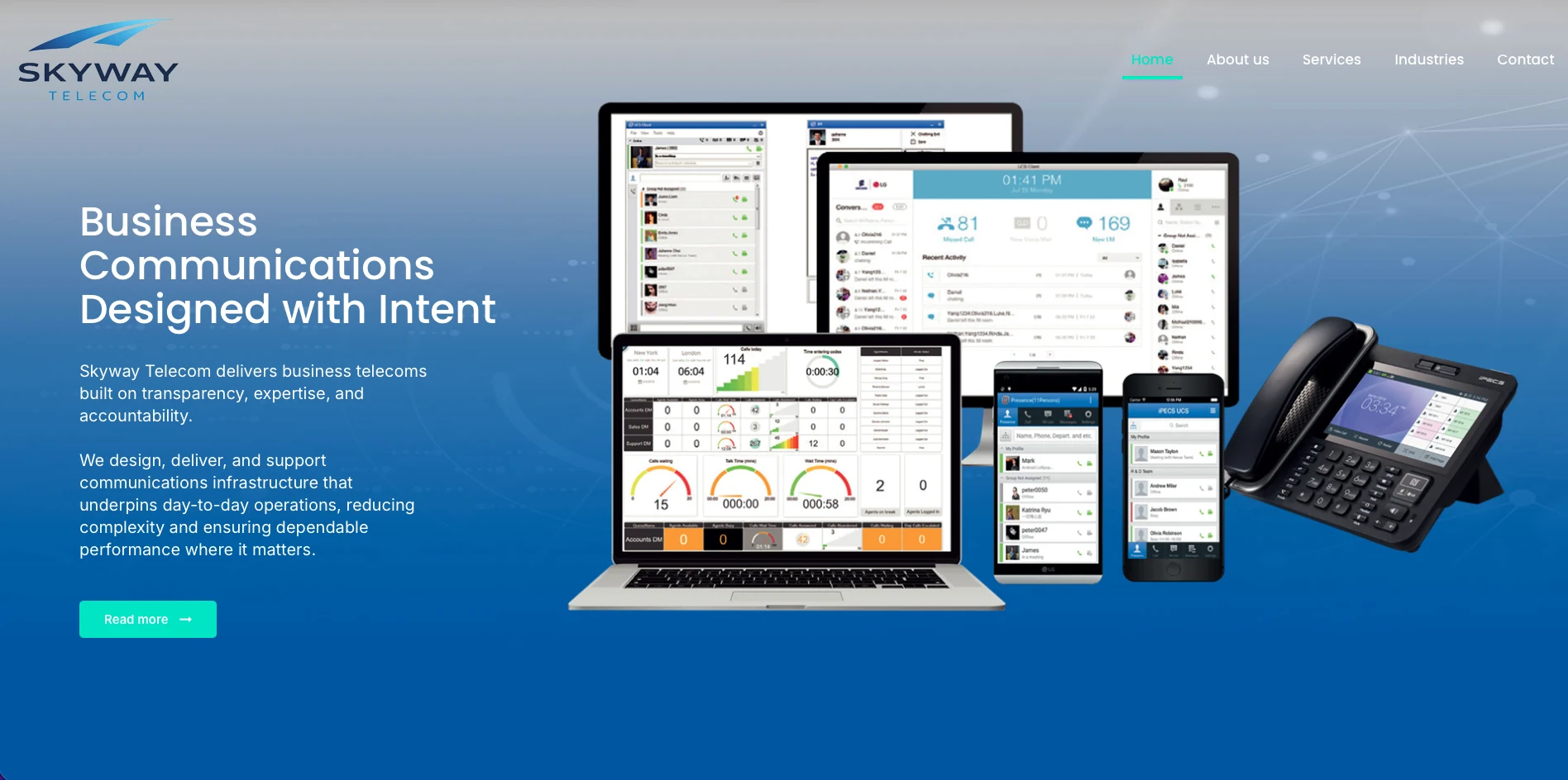 Skyway Telecom website